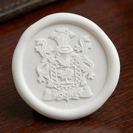 Faked coat of arms wax seal